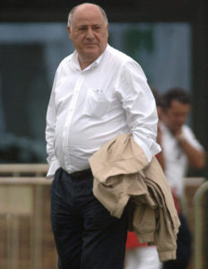 Amancio Ortega, fondatore di Inditex (Zara)