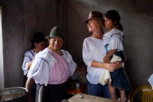 Chiara Rossetto nel suo viaggio in Ecuador