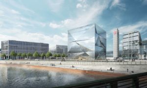 Berlino, Europacity-Cube: Waterfront